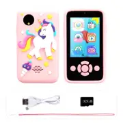 Kids Smart Phone Toys MP3 Music Player Puzzle Games Baby Learning Toys for 3-8 Y