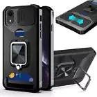 Magnetic Ring Stand Case For iPhone 14 13 12 11 Pro Max XS Max Cover Card Slot