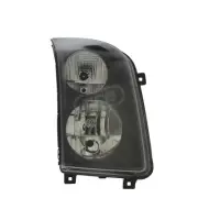 VW Crafter Van 2006-2016 Headlight Headlamp Black Drivers Side Right Hand