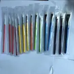 彩繪模板 兒童面部彩繪專用筆彩虹15件套臉部彩繪筆送筆盒丙烯專用筆刷套裝