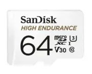 SanDisk High Endurance 64GB microSD 100MB/s 40MB/s 5K hrs 4K UHD C10 U3 V30 -40?
