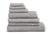 Mega Spa Towel 90 x 180cm Fits Massage Table - Silver | Bnb Supplies
