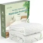 California King Waterproof Mattress Protector, Rayon Made from Bamboo Mattress P