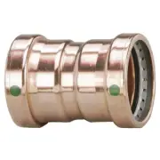 VIEGA 20738 ProPress XL Copper Pipe Coupling With Stop 4" x 4" / P1 X P2
