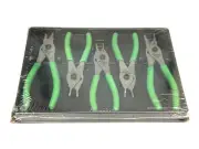 Snap On Tools NEW SRPCR105G GREEN 5 Piece Quick Release Snap Ring Pliers Set USA