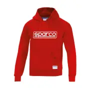 Sparco Italy Mens FRAME Hoodie red - M