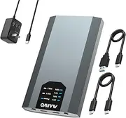 MAIWO Dual NVMe Clone SSD Enclosure, USB3.2 GEN2X2 10Gbps,Support AHCI to NVMe Clone, M.2 Duplicator Cloner for SSDs Sizes 2230/2242/2260/2280 with Indicator Light