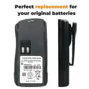 1500mAh PMNN4063 Battery for Motorola GP2000 GP2000S SP66 AXU4100 Two Way Radio