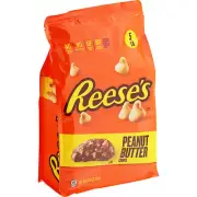 REESE'S Peanut Butter 1M Baking Chips 5 lb. Resealable Bag - 6/Pieces