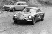 Jean Vinatier Jean Francois Jacob Alpine A110 1968 Rally Car Old Photo 22