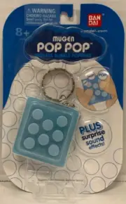 BLUE MUGEN POP POP ENDLESS BUBBLE POPPING PUCHIPUCHI PUCHI BUBBLE WRAP KEYCHAIN
