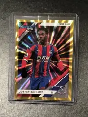 2019-20 Panini Chronicles Soccer Jeffrey Schlupp Gold Press Proof /25
