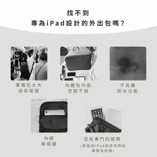 eiP 輕行防水iPad包 11吋(小平包 / 台灣設計) / iPad保護套 手提包 平板包 內膽包 平板收納包 繪圖板包 筆電包 電子閱讀器包