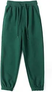 [KISBINI] Big Boy's Cotton Elastic Sweatpants Sports Pants for Children