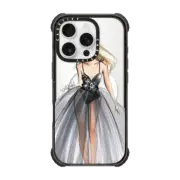 iPhone 16 Pro Ultra Impact Case MagSafe Compatible Clara (Fashion Illustration Transparent Case)
