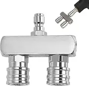 2 in 1 Power Washer Nozzle,Power Washer Nozzle Tip | 2 in 1 Pressure Washer Spray Nozzle Double Head Double Nozzle Adapter for Cleaning Motorcycles