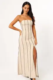 [PUP26] Ravello Maxi Dress - Cream M Cream