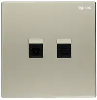 在飛比找友和YOHO優惠-Legrand 羅格朗 Galion RJ11電話插座 + 