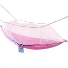Single Double Camping Hammock With Mosquito Net Portable Lightweight Hanging Bed