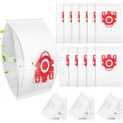 12 Pack 3D Airclean Dust Bags Vacuum Cleaner Bags Compatible With Miele FJM