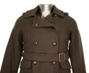 NEW American Eagle Outfitters Wool Blend Women's Pea Coat Jacket Size L
