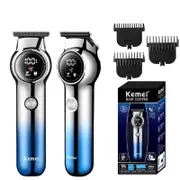 Kemei 1852 Professional Hair Trimmer For Men Rechargeable Beard Hair Clipper Lithium Electric Hair Cutting Machine necklines