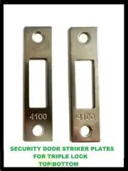 Whitco Security Screen Door strike plate fits swing screen door lock triple lock