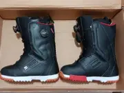DC Control Double Boa Snowboard Boots Men's Size 8 Black 2021 Model