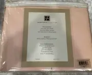 Concierge Collection Full Pink Sheet Set 1 Flat 1 Fitted 2 Pillow Cases NIP