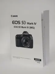Canon EOS 5D Mark IV Instruction Owners Manual EOS 5D Mark IV Book NEW