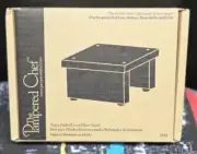 The Pampered Chef Apple Peeler Corer Slicer Stand #2435 Vintage Open Box Wood