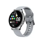 1.32 Inch Bluetooth Calling Smart Watch With Rotary Button Silver Gray Smart Watches