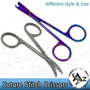 Suture Stitch Scissors for Delicate Suture Removal One Small Hook Shaped Tip