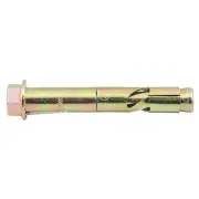 2x Ramset DynaBolt Plus COUNTERSUNK MASONRY ANCHOR, GOLD – 16mmx 110mm Or 140mm