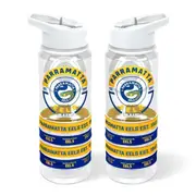 Parramatta Eels NRL 2025 Design Tritan Drink Water Bottle with Wrist Bands