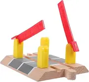 HONMEET Train Track Accessories Railway Road Block Model DIY Railing Barrier for Boys and Girls