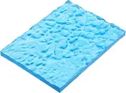 Abaodam Water Corrugated Base Adjustable Display Stand Scale Model Waves Anime Collectible Stand Model Ship Display Figure Stand Holder Figure Posing Base Model Water Textures Resin Blue