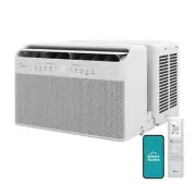 Midea 12,000 BTU U-Shaped Window Air Conditioner, MShield Air Ionizer Technology