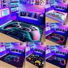 3D Game Console Crystal Rug Carpet Video Handle Esports Room Mat Cool Guest Hall