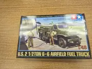 TAMIYA 32579 U.S. 2 1/2 TON 6x6 AIRFIELD FUEL TANK MODEL KIT-NIB-1/48 SCALE