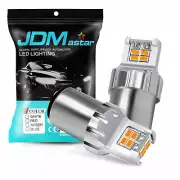 JDM ASTAR 2x 1157 BAY15D 12 -SMD Super Bright Yellow Turn Signal Light LED Bulbs (for: Nissan)
