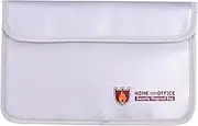[Generic] Zipper Fireproof Document Bag Pouch Organizer Silicone Coated Fire Water Safe Storage for Cash Documents Jewelry Passport