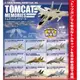 正品F-TOYS 食玩1/144 F-14A TOMCAT 雄貓戰斗機 骷髏中隊