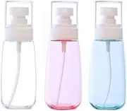 Symphony Refillable Spray Bottle, 3pcs 100ML Clear Mist Spray Bottles Travel Makeup Skincare Lotion Bottle (100ml)