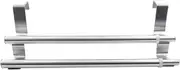 Expandable Towel Hanger Over Cabinet Cupboard Doors Stainl Steel Bath Towel Bar Towel Clothes Hanger Towel Rack Holder for Bathroom Kitchen Towel Storage Shelf