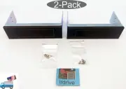 2Pack NEW Black PC Case Front Panel 5.25" Drive Bay Face Plate Replacement Cover