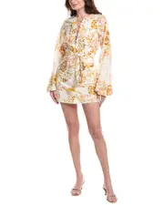 Hemant & Nandita Eyelet Shift Dress