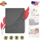 Luxury 1000 Thread Count Egyptian Cotton Fitted Sheet for California King Beds