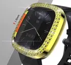Soft TPU Plated BumperCrystal Diamond Case Cover For Fitbit Versa 3 / Sense