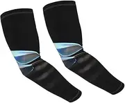 [FHEDVBN] Darts arrows Arm Sleeves Compression Arm Covers for Men Women Outdoor Sun Sleeves Cooling Sports Sleeve, Black